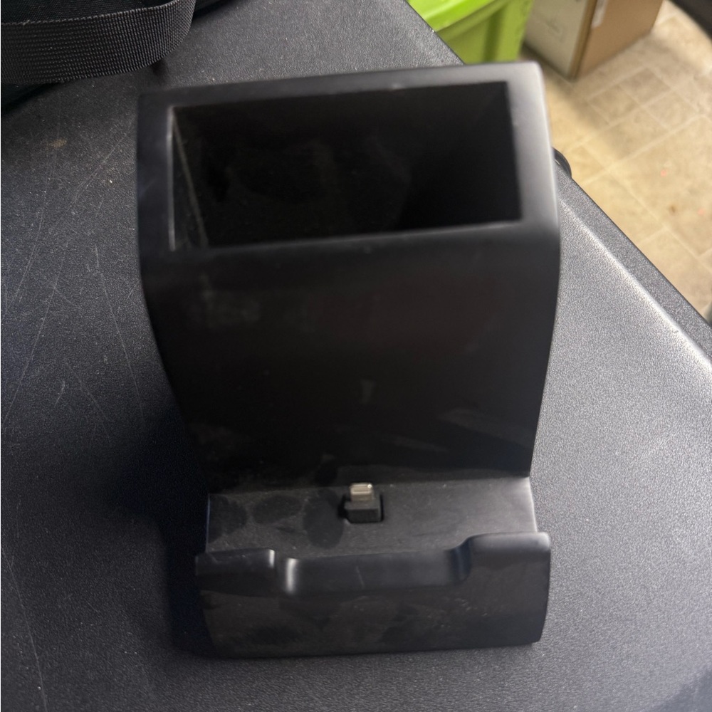 Lightning charger, desk or bedside table, with usb cord